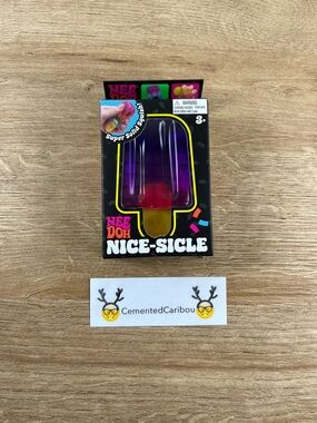 NeeDoh Nice-sicle Purple Stress Relief Squishy Fidget Toy NEW SEALED